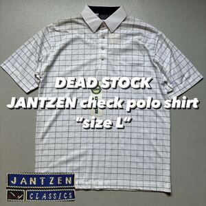 DEAD STOCK JANTZEN check polo shirt “size L” デッドストック ジャンセン チェック柄 ポロシャツ