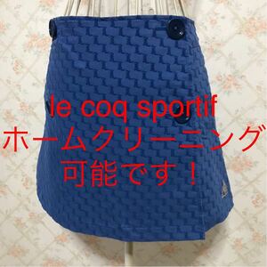 ★le coq sportif/ルコックスポルティフ★極美品★ラップミニスカート.ゴルフウェア9(M)