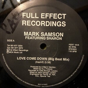 Mark Samson featuring Sharon , Mark Samson / Love Come Down , Mind Directed Energy