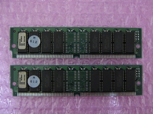 OKI 4MX32-6N 72pin EDO-SIMM 60ns 16MB x2 (Total 32MB) 中古正常品