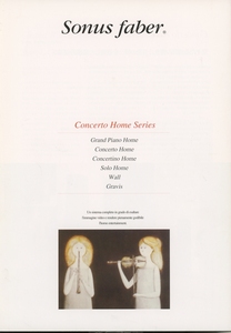 Sonus faber 2001年頃のConcerto Home Seriesのカタログ ソナスファベール 管1927s