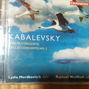 【CHANDOS】カバレフスキー/ヴァイオリン協奏曲(モルトコヴィチ ヤルヴィ)/チェロ協奏曲第2番(ウォルフィッシュ トムソン)