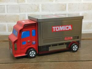 レア 未使用 デッドストック トミカ トラック缶 TOMICA 菓子缶 ブリキ 自動車 ブリキのおもちゃ a2100