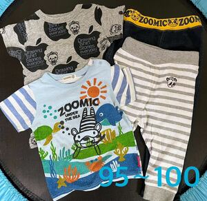 ズーミック Tシャツ　パンツ　他　4点セット　90〜100㎝