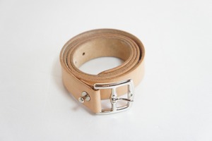 21SS UNUSEDアンユーズド UH0553 Leather Belt レザー ベルト 茶104M