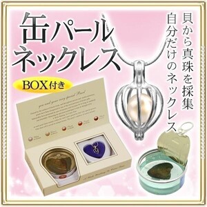 真珠 ネックレス 天然 パール ペンダント付き 真珠缶 天然パール 品質基準クリア 淡水真珠 プレゼントに 缶パール ネックレス