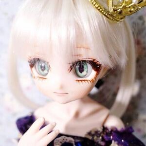 【おまつりっこ】DDH-22カスタムヘッド レジンアイ セミホワイト肌 ドルフィードリーム ソフビ盛りMDD 【難有り】