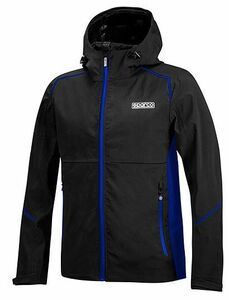 SPARCO（スパルコ） 3 IN 1 ジャケット JACKET ブラックxブルー XLサイズ