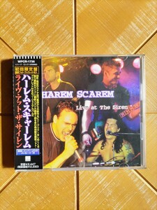 HAREM SCAREM　ハーレム・スキャーレム　CD「ライヴ・アット・ザ・サイレン」(初回限定盤・最新フォトブックレット封入)