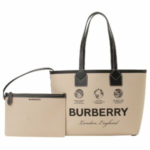 バーバリー トートバッグ BURBERRY 8063120 A1435 ポーチ付 スモール ロンドン ベージュレディース ユニセックス LL SM LONDON TOTE GB3