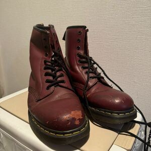 Dr.martens ドクターマーチン ボルドー 8ホール ブーツ ハイカット バーガンディ シューズ 靴 スニーカー ヘッドウェア UK8 27.0cm