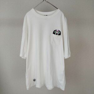 チャムス　CHUMS アウトドア　ロゴ　tシャツ グラフィックt 古着