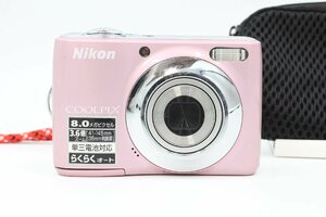 ＜＜新品ストラップ＆ポーチ付き！！＞＞【並品】NIKON ニコン デジタルカメラ COOLPIX (クールピクス) L21 ピンク #LE2024824