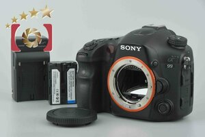 １円出品 SONY ソニー α99 SLT-A99V デジタル一眼カメラ シャッター回数僅少【オークション開催中】