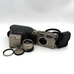 1円〜 Contax コンタックス G1 フィルムカメラ Carl Zeiss Planar T* 2/45 レンズ 他 ケース付 動作未確認 y343-2938618【Y商品】