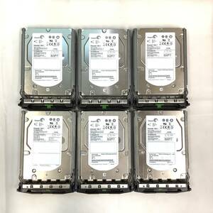 S5083164 SEAGATE 400GBx3個/600GBx3個 SAS 15K 3.5インチ HDD 6点【中古動作品】