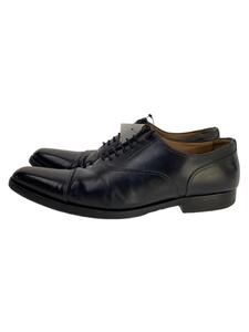 Santoni◆ドレスシューズ/UK7.5/BLK/レザー/8136