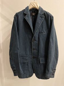 RRL WABASH STRIPE JACKET ウォバッシュ ストライプ ジャケット インディゴ スポーツコート ダブルアールエル 