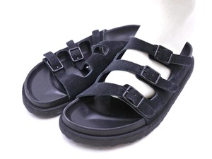 BIRKENSTOCK ビルケンシュトック 1774 フロリダ サンダル size25/黒 ■◆◎ ☆ fac0 メンズ