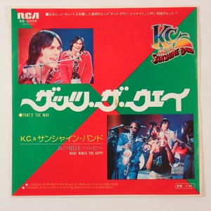 ◆EP◆K.C. & THE SUNSHINE BAND◆ザッツ・ザ・ウェイ/あの娘はハッピー◆RCA SS-2504◆That