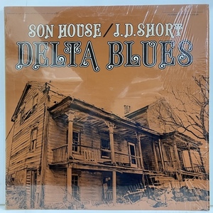 ★即決 BLUES Son House - J.D. Short / Delta Blues FTS31028 ur1786 米盤68年プレス、耳 シュリンク付きカバー