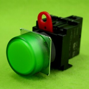 オムロン(OMRON) LED表示灯 M22-FG-T2(φ22,丸形,LED,AC220V)緑