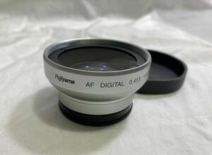 ★Fujiyama AF DIGITAL 0.45× WIDE LENS WITH MARCO 37mm径ビデオカメラ用