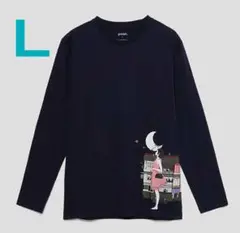 Lサイズ　中村佑介　黒髪の乙女　ロング　Tシャツ　グラニフ