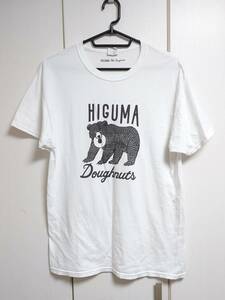 HIGUMA Doughnuts FRUIT OF THE LOOM Tシャツ 白 M CA18345 MHAOAZI