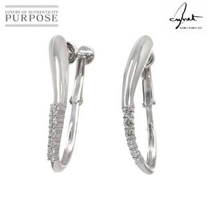 ジュネ Jeunet ダイヤ 0.55ct イヤリング K18 K14 WG ホワイトゴールド 750 585 Diamond Earrings Clip on 90252662