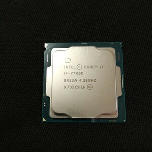 インテルCore i7 7700k付属品なし