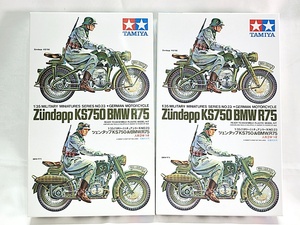 タミヤ　1/35　ツェンダップ＆BMW.R75　2点セット　35023　プラモデル　同梱OK　1円スタート★M