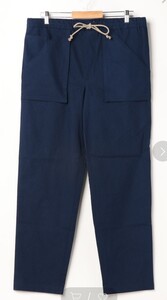 FRANK LEDER VINTAGE BEDSHEETS 　DRAWSTRING TROUSERS M《フランクリーダー》ヴィンテージ ベッドシーツ ドローストリング スラックス