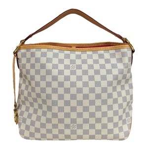 ルイヴィトン ディライトフルPM ショルダーバッグ ダミエアズールキャンバス N41447 ホワイト レディース LOUIS VUITTON 中古