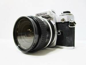 《ジャムルK》 hc0608-58◆送料無料◆ Nikon ニコン 一眼レフ フィルムカメラ レンズ FE NIKKOR 24mm 1:2.8 ジャンク