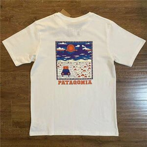 送料無料　パタゴニア patagonia メンズ Tシャツ 半袖 丸首 背中イラスト サイズ選択可 XS-3XL 簡易包装 郵便発送　pp282