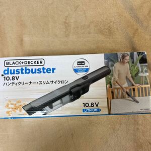 新品 dustbuster 10.8V ハンディクリーナー・スリムサイクロン (DVC320B）リチウム充電池 コードレス 掃除 ソファー 階段車内 水洗い 軽量 