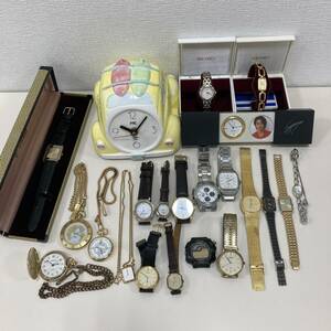 ◆◇#A164 ジャンク 腕時計 置時計 懐中時計 SEIKO セイコー CITIZEN シチズン CASIO カシオ 等 22点おまとめ 動作未確認　現状品◇◆