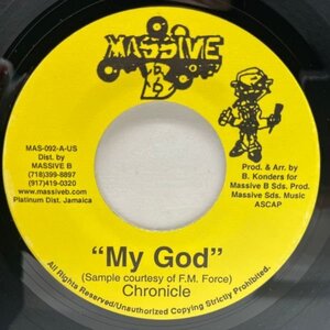 美盤!! USオリジナル 7インチ CHRONICLE My God (