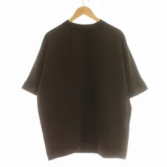 ユナイテッドアローズ UNITED ARROWS ＆ SONS D/SLTEE Tシャツ 半袖 ポリエステル M 茶 ブラウン /☆G