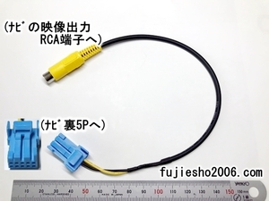 VIDEOOUT映像出力(リヤモニター用)　ND3T-W55　ND3T-W56　ND3T-W57