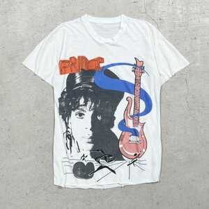 80年代 Prince Rogers Nelson プリンス・ロジャース・ネルソン アーティストTシャツ ツアーT カットオフ メンズL相当