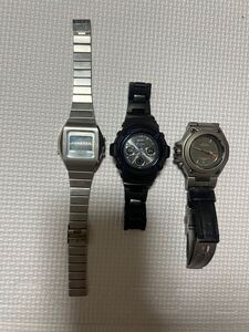 CASIO TRN-110CASIO AWG-100BC CASIO MRG-120T腕時計