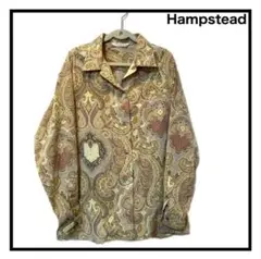 Hampstead　総柄シャツ　メンズ　レディース　ヴィンテージ　古着　長袖