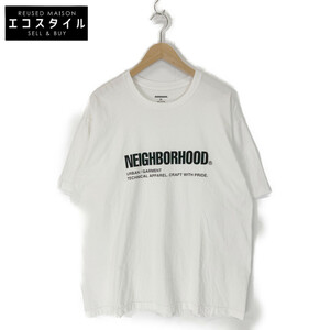 NEIGHBORHOOD ネイバーフッド 23SS ホワイト NH.TEE ホワイト XL トップス コットン メンズ 中古