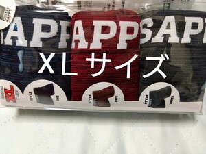 ②SAPPY　紳士　メンズ　ボクサーパンツ　ボクサーブリーフ　XＬサイズ　３枚