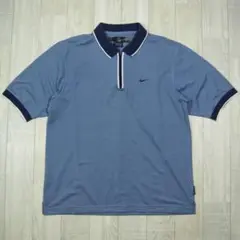 00s NikeGolf half zip polo shirt navy