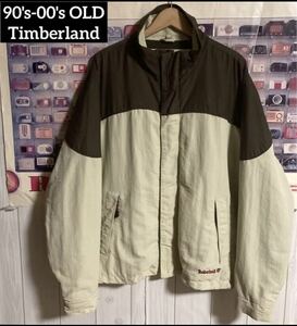 90s-00sヴィンテージOLD Timberland中綿セーリングジャケットブルゾン