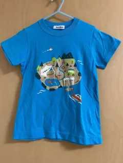 ファミリアＴシャツ120ヨットひこうきふね働く車くるま