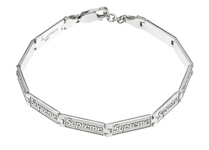 ☆新品◇ SUPREME シュプリーム 23SS Jacob&Co Logo Link Bracelet Sterling Silver S/M ジェイコブアンドコー SV925 シルバーブレスレット